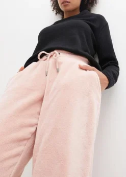 Pantalon De Jogging En Polaire Avec Bordures -Mode Femme 23125472 9GVJ7kCq