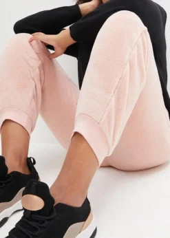 Pantalon De Jogging En Polaire Avec Bordures -Mode Femme 23125475 RUu1oOOI