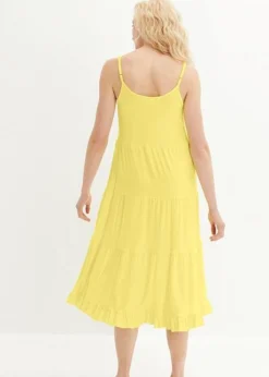 Robe Midi à Volants Et Bretelles Spaghetti 9 Robe Midi à Volants Et Bretelles Spaghetti -Mode Femme 23126341 chCnyQmM