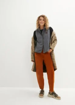 Gilet Sans Manches En Maille Avec Passepoil Contrastant -Mode Femme 23132010 tHlLrI8w