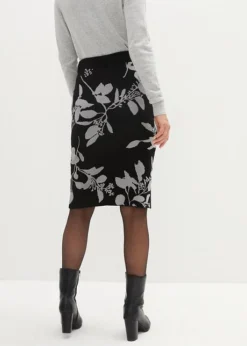 Jupe En Maille Jacquard -Mode Femme 23133409 1OtAuImG