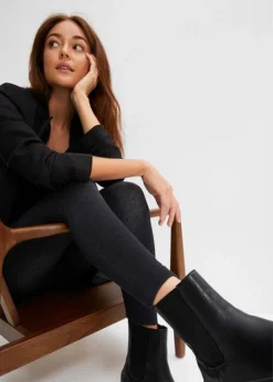 Legging Sculptant Sans Coutures Imitation Jean, Effet Sculptant Fort -Mode Femme 23136160 7knlZw23