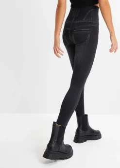 Legging Sculptant Sans Coutures Imitation Jean, Effet Sculptant Fort -Mode Femme 23136161 IrHGJiIh