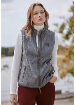 Gilet Sans Manches En Maille Avec Passepoil Contrastant -Mode Femme 23137733 5W1utRb1