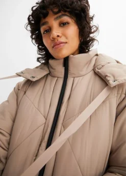 Manteau Doudoune Oversized Avec Zip Latéral -Mode Femme 23140959 n9Phgh7W