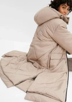 Manteau Doudoune Oversized Avec Zip Latéral -Mode Femme 23140963 Au9e430A