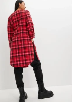 Rainbow Blouse Longue à Carreaux -Mode Femme 23141795 RZtljWRT