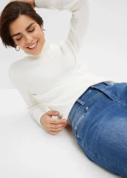 Jean Thermique Sculptant Avec Intérieur Doux, Coupe Slim -Mode Femme 23142557 2uAh7HwA