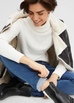 Jean Thermique Sculptant Avec Intérieur Doux, Coupe Slim -Mode Femme 23142572 RelcKrOA