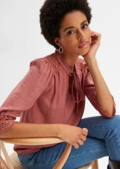 Tunique-blouse Avec Dentelle 10 Tunique-blouse Avec Dentelle -Mode Femme 23143447 iEUaj6dj