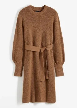 Robe En Maille à Manches Ballon -Mode Femme 23143888 ulKZhVqg