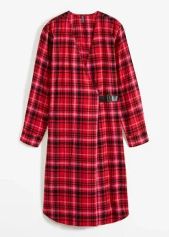 Rainbow Blouse Longue à Carreaux