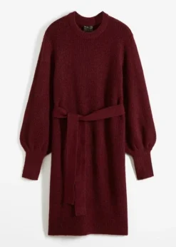 Robe En Maille à Manches Ballon -Mode Femme 23144712 NX3brSOO