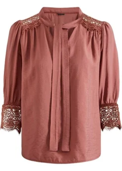 Tunique-blouse Avec Dentelle