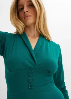 Robe En Jersey à Boutons -Mode Femme 23148883 MpW6Rl1f