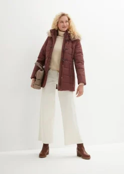Veste à Capuche Avec Boutons Brandebourg -Mode Femme 23151605 qm1ZxKh9