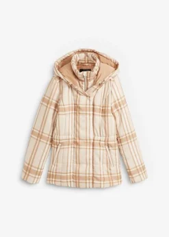 Veste Matelassée à Carreaux