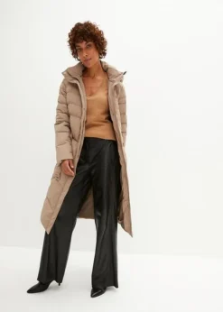 PREMIUM Manteau En Duvet Avec Ceinture (Ens. 2 Pces.) -Mode Femme 23152047 sdRMGzLk