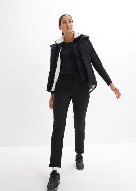 Pantalon Fonctionnel Imperméable En Softshell Avec Taille Confortable, Coupe Droite 4 Pantalon Fonctionnel Imperméable En Softshell Avec Taille Confortable, Coupe Droite – Image 4