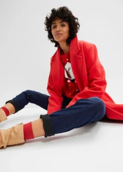 Jean Thermo Avec Jambes Droites Et Taille Confortable -Mode Femme 23157703 TeMDcfso