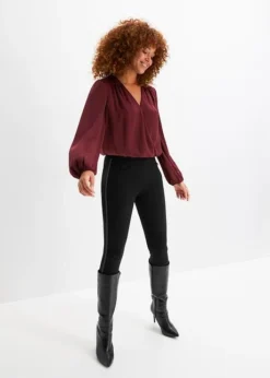 Blouse En Satin Style Portefeuille -Mode Femme 23158372 mFfrGTT0