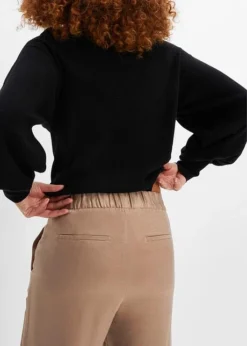 Pantalon Palazzo En Satin -Mode Femme 23158391 7EPYPCSG