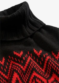 Robe Midi En Maille Motif Norvégien -Mode Femme 23158784 l9tmsFlM