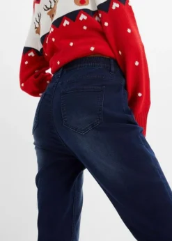 Jean Thermo Avec Jambes Droites Et Taille Confortable -Mode Femme 23159992 S1yPOYFc