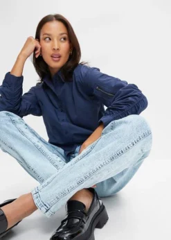 Rainbow Jean Barrel Avec Coutures D'empiècement -Mode Femme 23161682 BJQ8HzZB