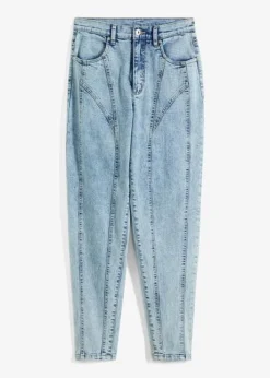 Rainbow Jean Barrel Avec Coutures D'empiècement