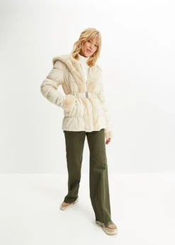 Rainbow Veste Matelassée Avec Col Synthétique -Mode Femme 23161757 ekuV7s6i