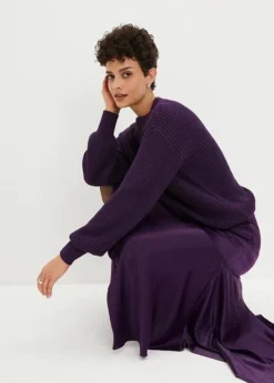 Jupe Asymétrique En Satin -Mode Femme 23162965 Y7MpCnj9