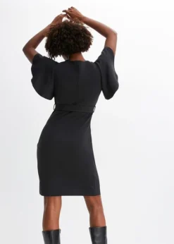 Robe En Jersey Avec Ceinture Et Boucle Dorée 8 Robe En Jersey Avec Ceinture Et Boucle Dorée -Mode Femme 23168616 qP7pPNK6