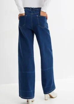 Jean Stretch Avec Taille Confortable Et Jambes Extra Larges 12 Jean Stretch Avec Taille Confortable Et Jambes Extra Larges -Mode Femme 23168776 lnfBZLxT