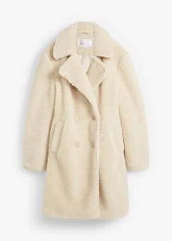 Manteau Blazer En Maille Peluche