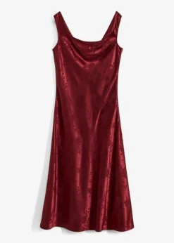 Rainbow Robe Midi En Satin Avec Encolure Bénitier -Mode Femme 23170297 IaIDDF7E