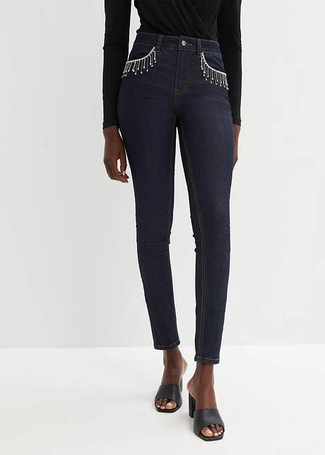 Jean Skinny Avec Strass 2 Jean Skinny Avec Strass – Image 2
