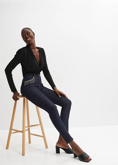 Jean Skinny Avec Strass 4 Jean Skinny Avec Strass – Image 4