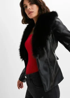 Veste Avec Col En Synthétique -Mode Femme 23171755 q5kYG7iv