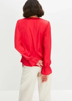 Blouse Cache-cœur En Satin -Mode Femme 23171758 vKTvjo9U