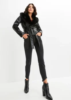 Veste Avec Col En Synthétique -Mode Femme 23171762 dcr7raIL