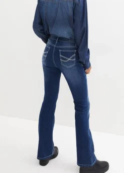 Jean Thermo Extensible Avec Intérieur Douillet Et Surface Grattée, Bootcut -Mode Femme 23172956 AQp1D5EO