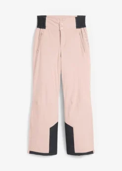 Pantalon De Ski Thermo Fonctionnel Coupe Haute Avec Taille Confortable, étanche, Straight