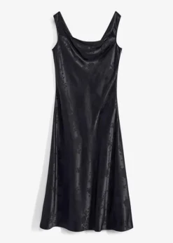 Rainbow Robe Midi En Satin Avec Encolure Bénitier