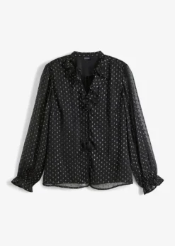 Blouse à Effet Brillant