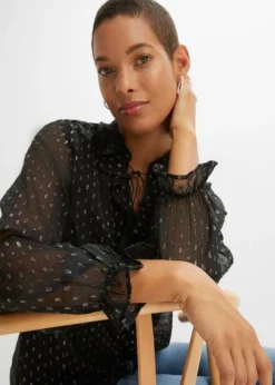 Blouse à Effet Brillant -Mode Femme 23181272 jsHIl5r8