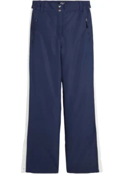 Pantalon De Ski Thermo Fonctionnel, Détails Réfléchissants, étanche, Straight