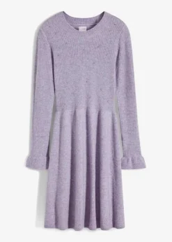 Robe En Maille Avec Application En Strass