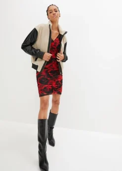 Veste En Mélange De Matière -Mode Femme 23189748 uU2FR7pN