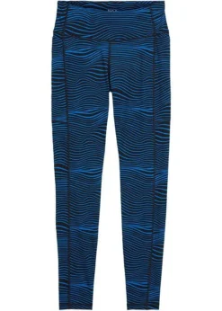 Legging De Sport Imprimé Avec Poche Pour Portable, Séchage Rapide